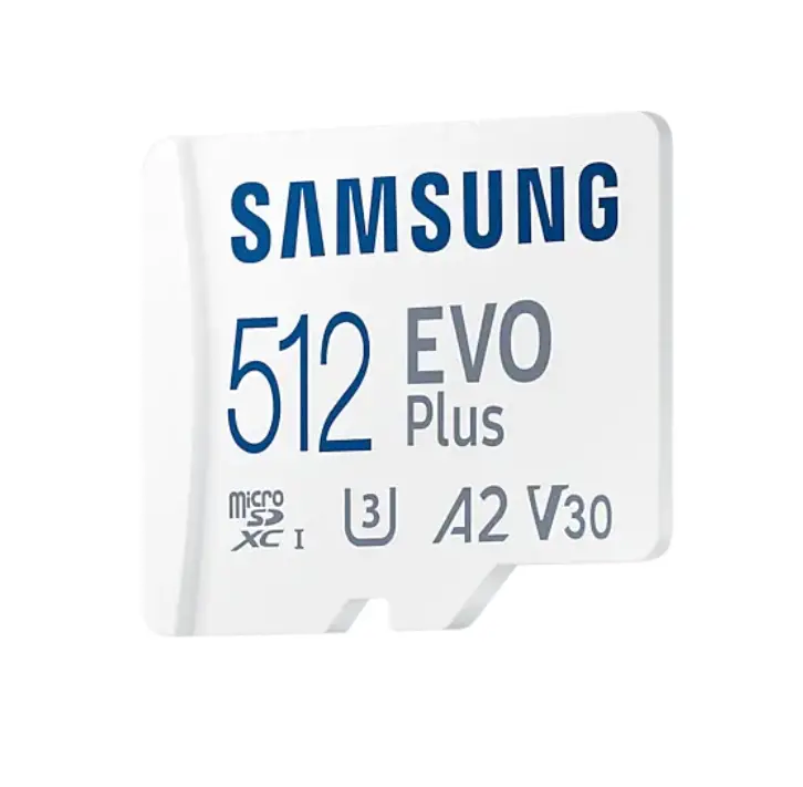 Памет, Samsung 512GB micro SD Card EVO Plus with Adapter, Class10, Transfer Speed up to 130MB/s - image 1