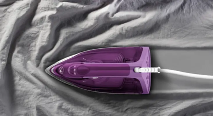 Σίδερο, Tefal FV2836E0, Express Steam, μωβ, 2400W, 35g/min, shot 165g/min, AD, δεξαμενή νερού 270 ml, Κεραμική πλάκα - image 1