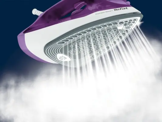 Σίδερο, Tefal FV2836E0, Express Steam, μωβ, 2400W, 35g/min, shot 165g/min, AD, δεξαμενή νερού 270 ml, Κεραμική πλάκα - image 3