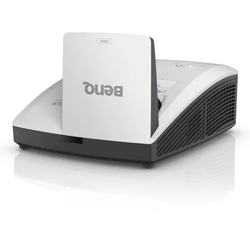 Мултимедиен проектор, BenQ MH856UST+, DLP, 1080p (1920x1080), 3500 ANSI, 10 000:1, HDMI, VGA, RCA, Audio in/out, LAN, RS232, USB 5V 1.5A, Speakers 10Wx2, Wall mount WM04G4 included, up to 12000 hrs lamp life, Optional Interactive module (PW30U/PT20) - image 1