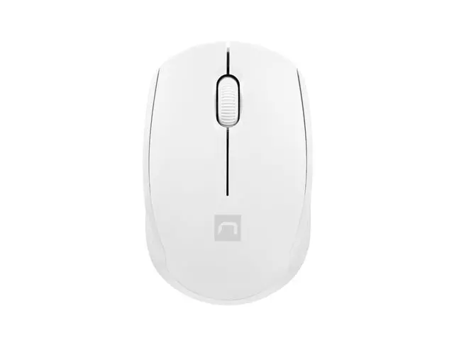 Mouse, Natec Mouse Stork Wireless 1600DPI Optical, Alb