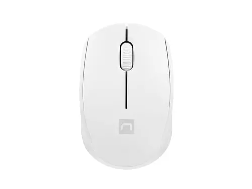 Mouse, Natec Mouse Stork Wireless 1600DPI Optical, Alb - 1