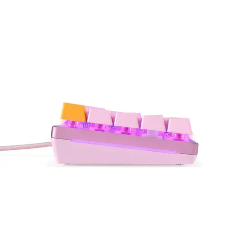 Геймърска механична клавиатура Glorious GMMK 2 Pink Compact- Fox Switches UK-Layout - image 2