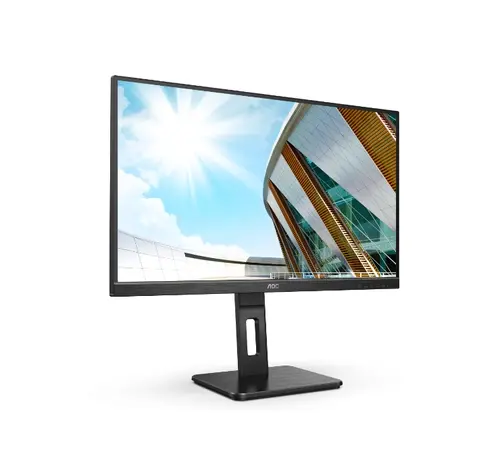 Монитор, AOC 24P2QM, 23.8" VA WLED, 1920x1080@75Hz, 4ms GtG, 300cd m/2, 3000:1, 50M:1 DCR, Adaptive Sync, Low Blue Light, FlickerFree, 2Wx2, Tilt, Height Adjust, Pivot, Swivel, D-SUB, DVI, HDMI, DP, USB hub - image 2