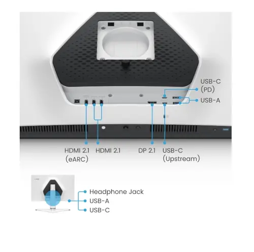 Монитор, BenQ MOBIUZ EX321UX, 31,5", Mini LED, IPS, 3840x2160 4K UHD, 144Hz, 1ms, HDR 1000, FreeSync Premier Pro, B.I.+ Gen2, 700 nits, 99% Adobe RGB, 99% P3, 3x HDMI (v2.1), DP (v2.1), USB C PD 65W, USB Hub, Color Shuttle, Height Adj. 100mm, VESA 100, 7.2 kg - image 5
