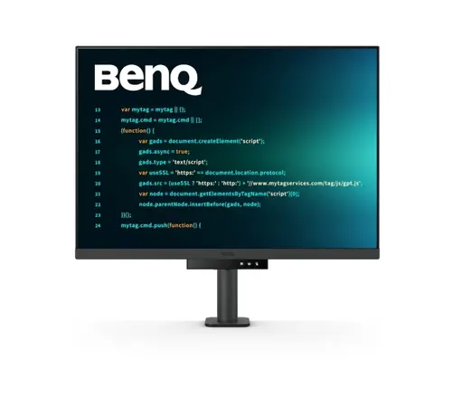 Монитор, BenQ RD280UA, 28” 4K+ BenQ Programming Monitor with MoonHalo and Flexible Arm, 28.2W LED MONITOR RD280UA METALLIC GREY