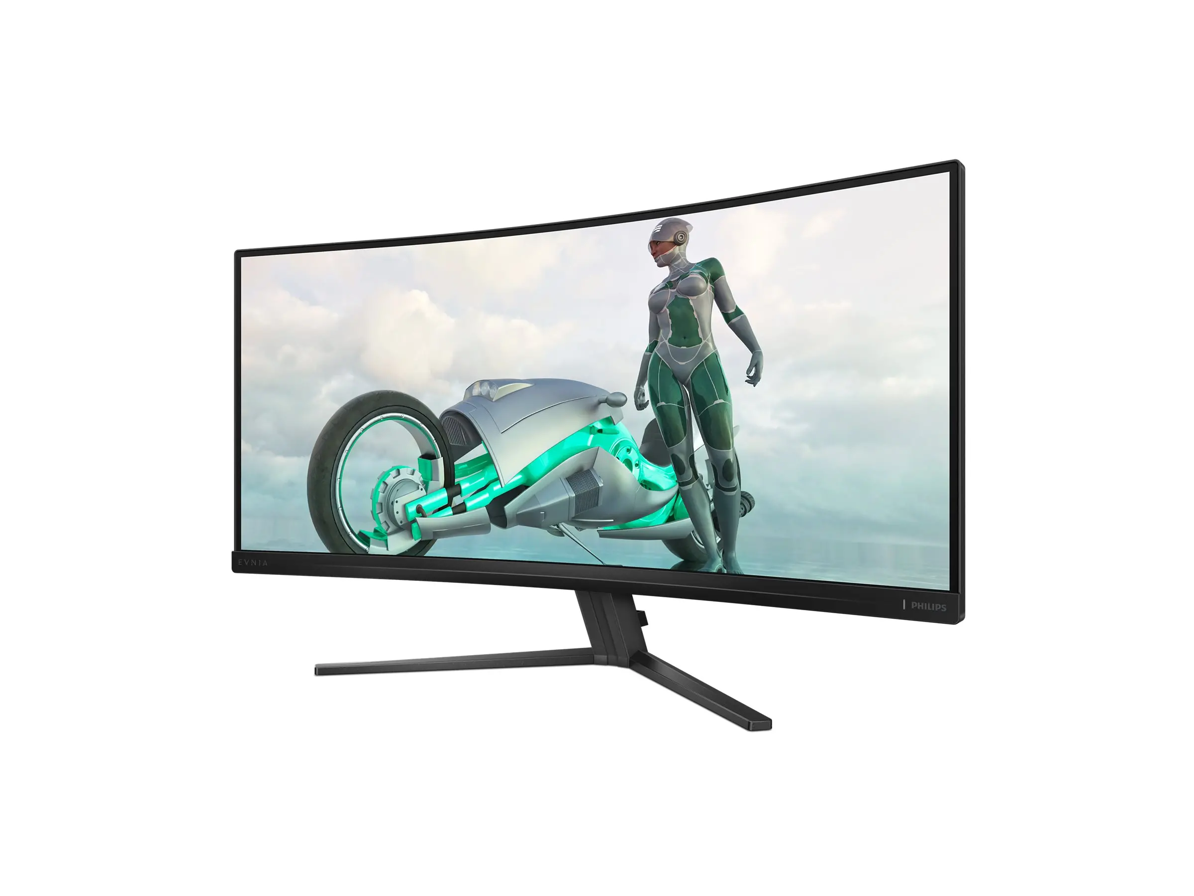 Monitor, Philips Evnia 34M2C3500L, 34" Curved 1500R VA WLED, 3440x1440@180Hz, 1ms GtG, 0.5ms MPRT, 300cd m/2, 3000:1, Mega Infinity DCR, Adaptive - image 1