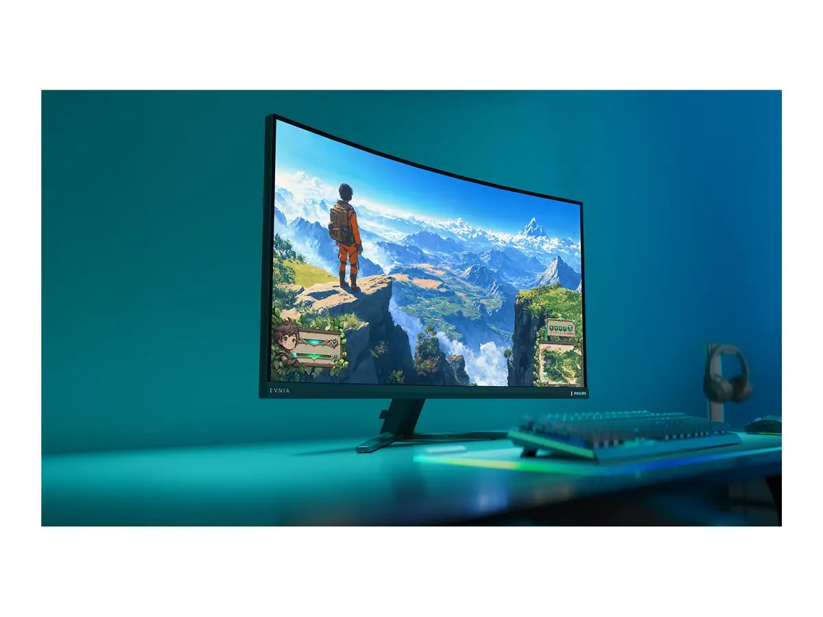 Monitor, Philips Evnia 34M2C3500L, 34" Curved 1500R VA WLED, 3440x1440@180Hz, 1ms GtG, 0.5ms MPRT, 300cd m/2, 3000:1, Mega Infinity DCR, Adaptive - image 3