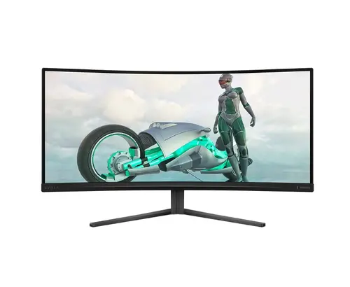Монитор, Philips Evnia 34M2C3500L, 34" Curved 1500R VA WLED, 3440x1440@180Hz, 1ms GtG, 0.5ms MPRT, 300cd m/2, 3000:1, Mega Infinity DCR, Adaptive Sync, FlickerFree, Low Blue Light, Tilt, 2xHDMI, DP - image 5