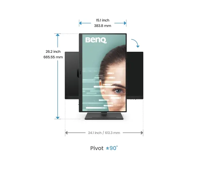 Монитор, BenQ GW2790T 27W LED MONITOR GW2790T BLACK - image 4