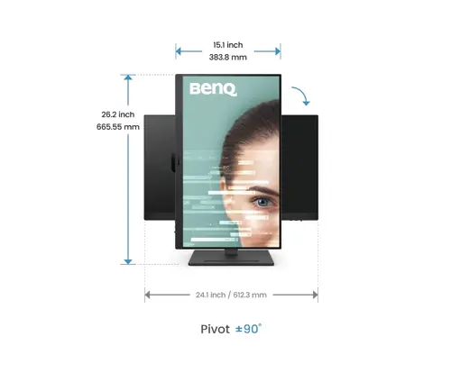 Монитор, BenQ GW2790T 27W LED MONITOR GW2790T BLACK - image 4