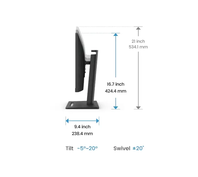 Монитор, BenQ GW2790T 27W LED MONITOR GW2790T BLACK - image 5