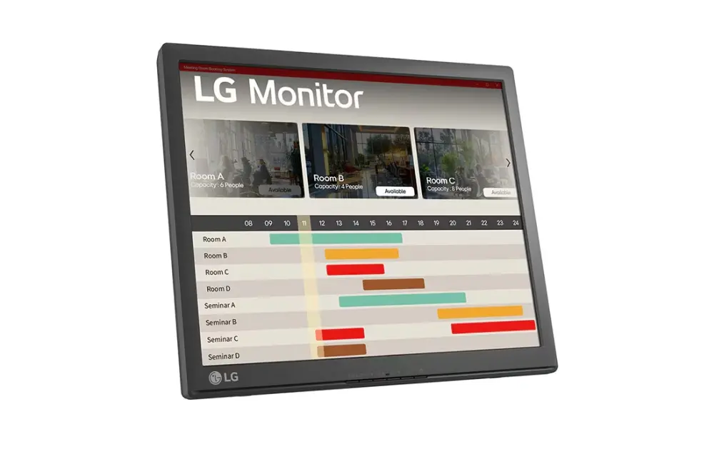 Monitor, LG 17BR30T-B, 17" 5:4 TFT TN LCD ecran tactil anti-reflexie, SXGA (1280x1024), 5 ms, 1000:1 (Native), 200cd, D-SUB, port USB Upstream