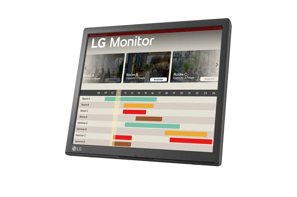 Монитор, LG 17BR30T-B, 17" 5:4 TFT TN LCD Touch Screen Anti-Glare, SXGA (1280x1024), 5 ms, 1000:1 (Native), 200cd, D-SUB, USB Upstream Port, Tilt, Black - image 2