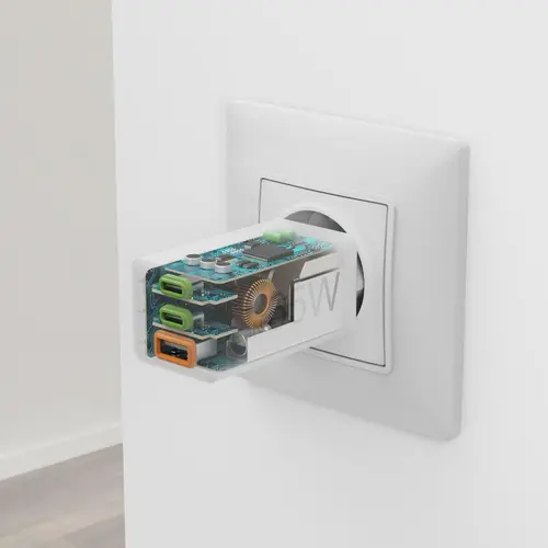 HAMA Бързо мини зарядно, 65W, GaN, PD, 201996 - image 6