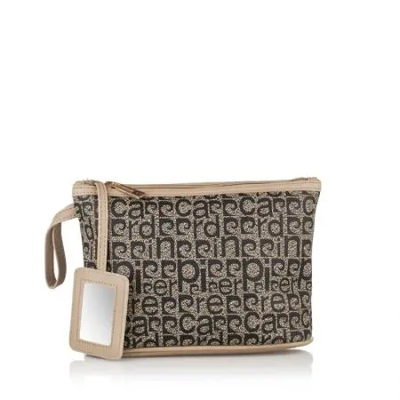 Дамски несесер PIERRE CARDIN - пясък, щампа злато - image 2