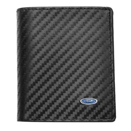 Мъжки вертикален портфейл SILVER FLAME с лого на Ford
