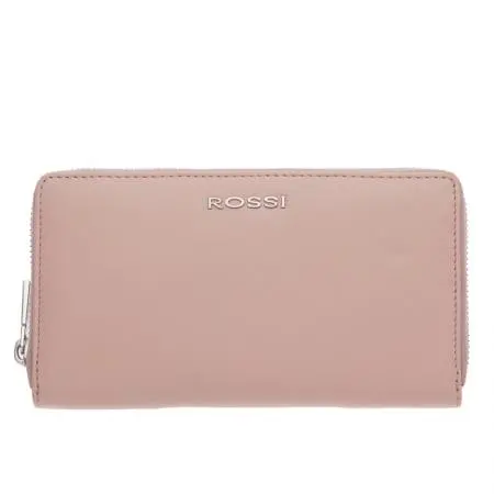 Дамско портмоне цвят Перлено розово - ROSSI