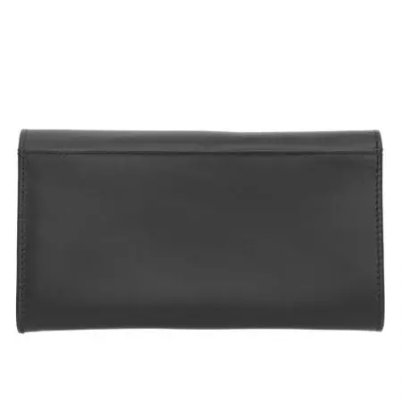 Дамски портфейл в черно с червена лента - ROSSI - image 3