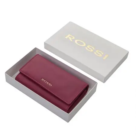 Дамско портмоне в цвят малина ROSSI - image 1