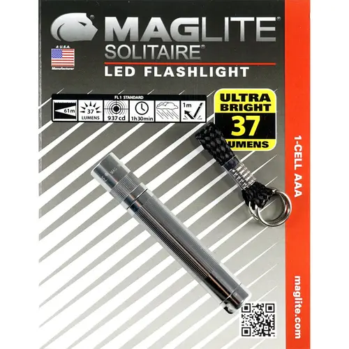 Фенер MAGLITE® SOLITAIRE® LED сребрист, блистер