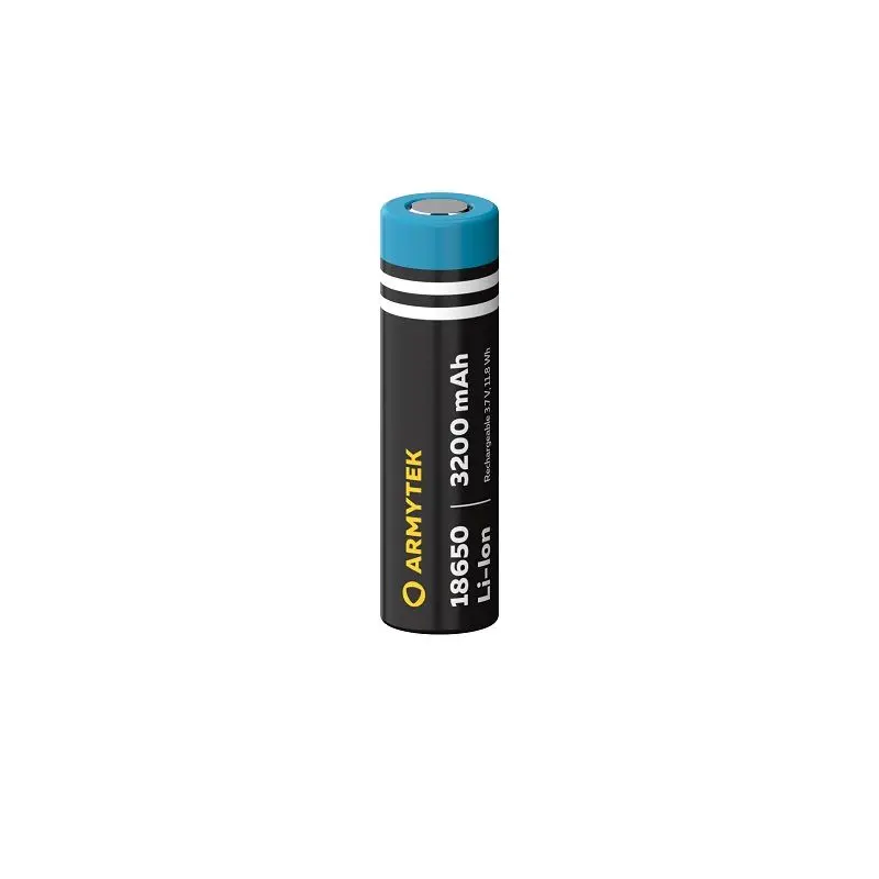 Επαναφορτιζόμενη μπαταρία Armytek 18650 Li-Ion χωρίς PCB 3200mA