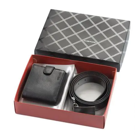 Комплект от портфейл и колан SILVER FLAME - 110 см - image 1