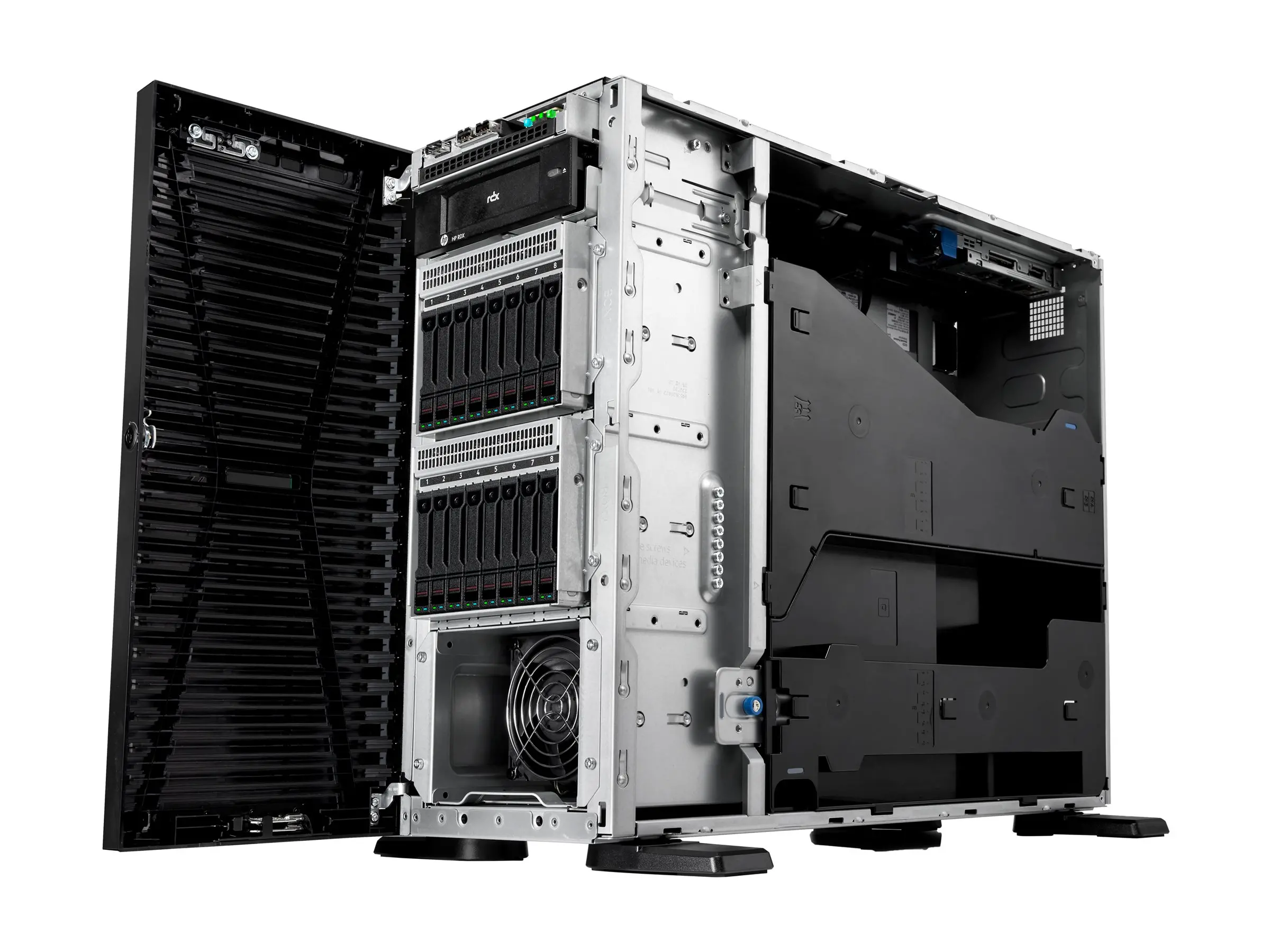 Διακομιστής, HPE ML110 G11, Xeon Silver 4510, 2x32GB-R, MR408i-o, 8SFF, 2x480GB SSD, 2x1000W RPS EU Server