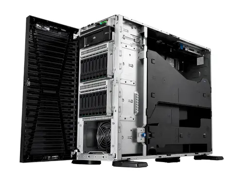 Сървър, HPE ML110 G11, Xeon Silver 4510, 2x32GB-R, MR408i-o, 8SFF, 2x480GB SSD, 2x1000W RPS EU Server