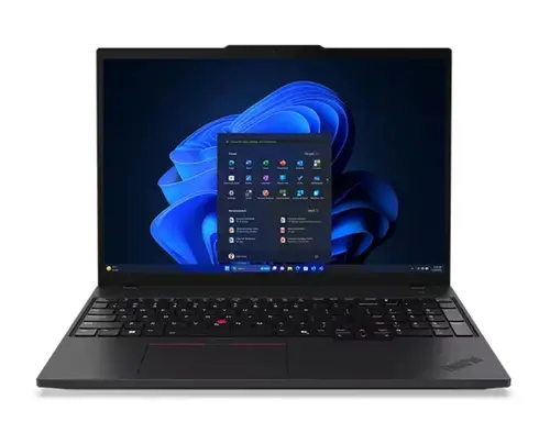 Лаптоп, Lenovo ThinkPad T16 G3 Intel Core Ultra 5 125U (up to 4.3GHz, 12MB), 16GB DDR5-5600, 512GB SSD, 16" WUXGA (1920x1200) IPS AG, Intel Graphics, 5MP&IR Cam, Backlit KB, WLAN, BT, 4 cell, SCR, FPR, Win11Pro, 3Y Premier