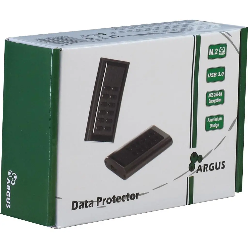 Чекмедже за SSD Inter-Tech Argus GD-MSLK01 M.2 USB 3.0, 256-bit AES Encryption - image 4