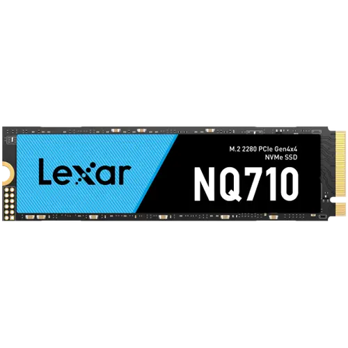 Lexar 500GB High Speed PCIe Gen 4X4 M.2 NVMe, up to 4400 MB/s read and 1700 MB/s write