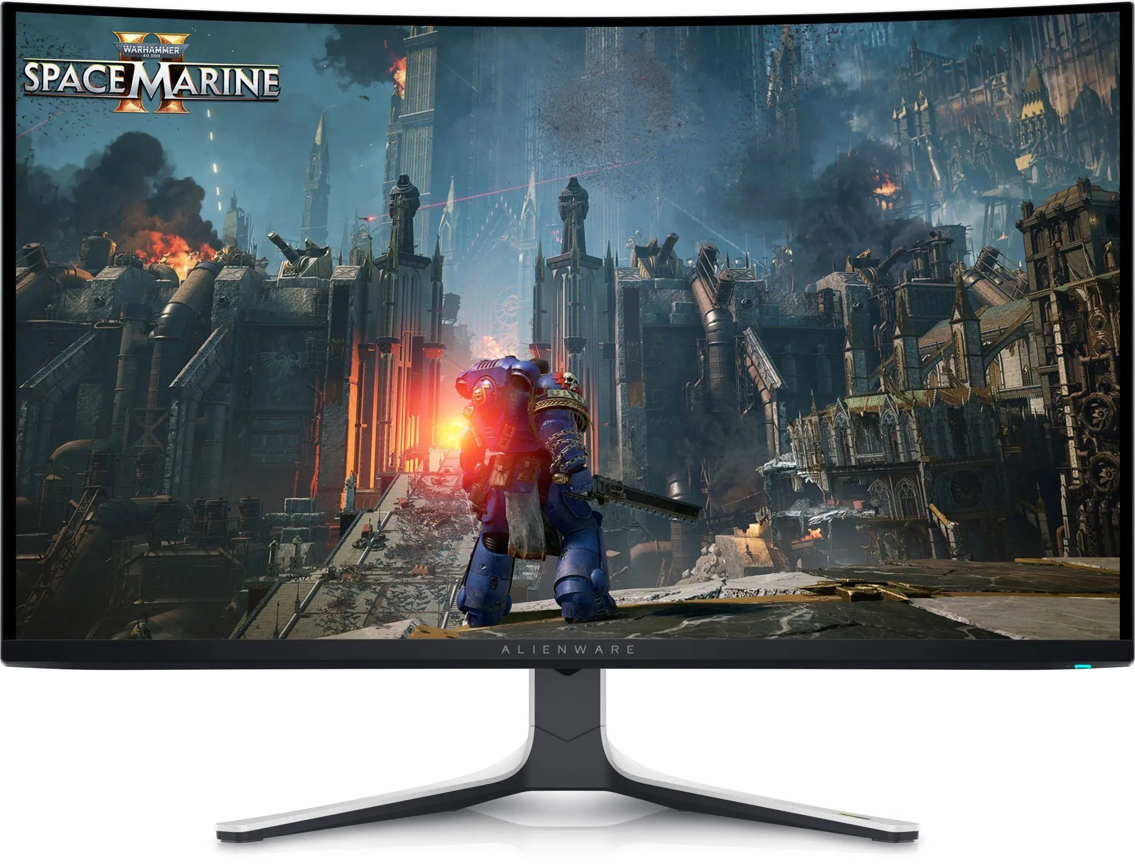 Монитор, Dell Alienware AW3225QF, 31.6" QD-OLED Anti-reflection, IPS, 0.03ms, 1000 cd/m2, 4K UHD (3840 x 2160), 240Hz, HDR, NVIDIA G-SYNC+VESA, HDMI, DP, USB 3.2, Height Adjustable, Swivel, Tilt, Black