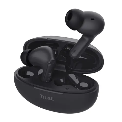 Слушалки, TRUST Yavi Bluetooth ENC Earbuds Black
