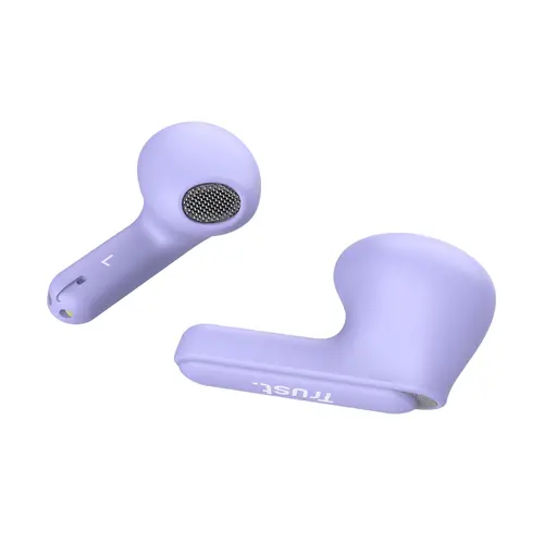 Слушалки, TRUST Yavi Bluetooth ENC Earphones Purple - image 1