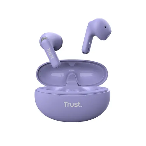 Слушалки, TRUST Yavi Bluetooth ENC Earphones Purple - image 7