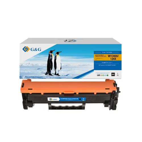 Cartuș toner, G&G NT-PH1350XC, capacitate mare, cu cip, Negru – compatibil cu HP W1350X (135X), LaserJet M209/MFP M234 - 1