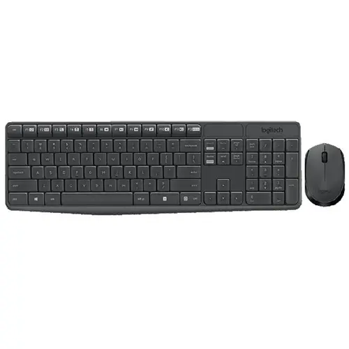 Set tastatură și mouse wireless Logitech MK235, Gri închis - 4