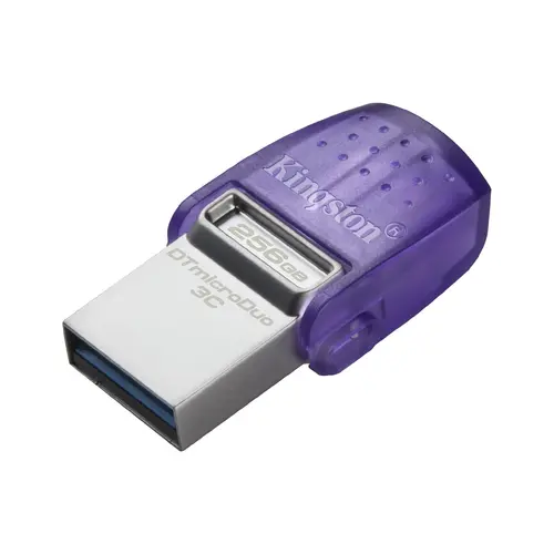 Kingston 256GB DataTraveler microDuo 3C 200MB/s dual USB-A + USB-C - image 1