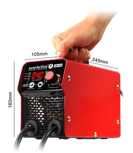 Φορτιστής-ανορθωτής με inverter για συσσωρευτές 12V/24V everActive CBC-40 έως 40A για UPS, αυτοκίνητα, περονοφόρα - 2