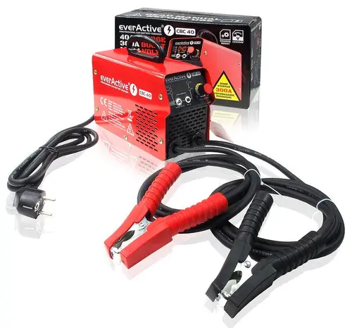Зарядно токоизправител с инвертор за акумулатори 12V/24V everActive CBC-40  до 40А за UPS, автомобили, мотокари - image 2