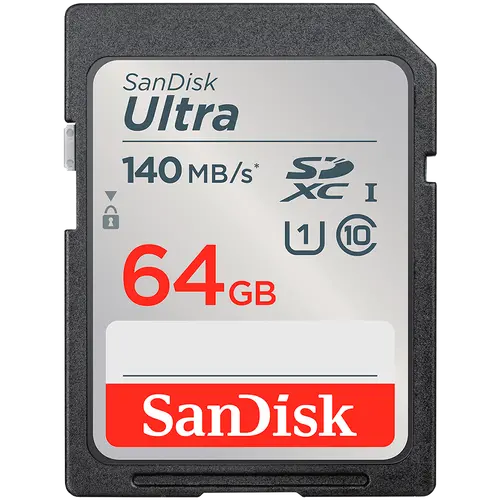 SANDISK Ultra 64GB SDXC Card de memorie 140MB/s - 1