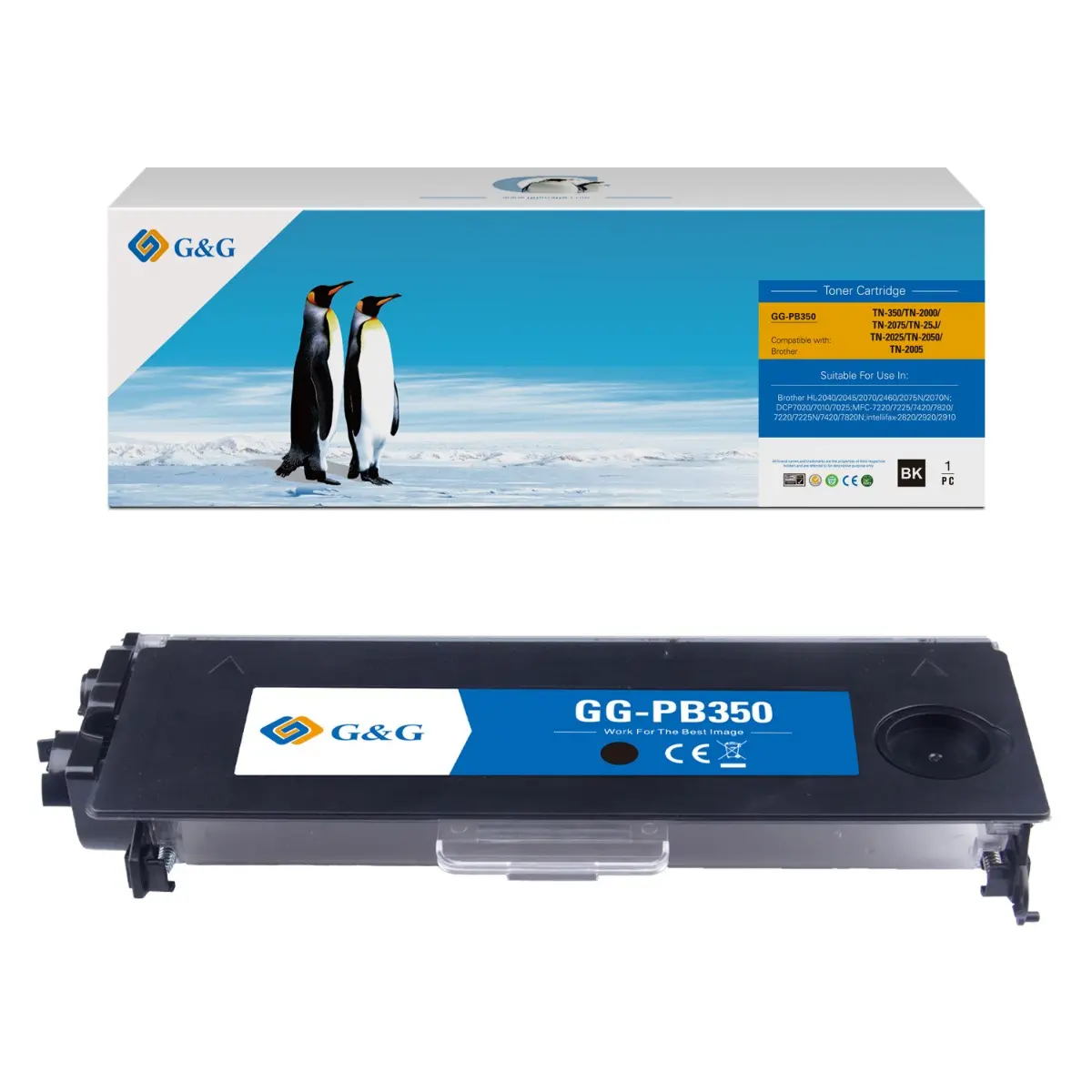 КАСЕТА ЗА BROTHER HL 2030/2040/2070N/DCP 7010/7025/MFC 7420/7820N - TN2000 (TN-2000) - PN NT-P0350/PB350/CB350 - Black - G&G