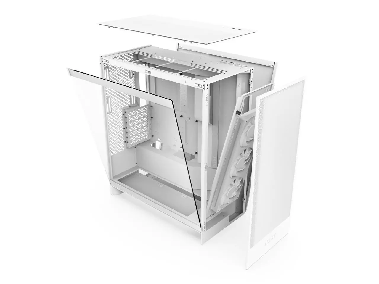 Кутия NZXT H7 Flow 2024 Edition White - image 7