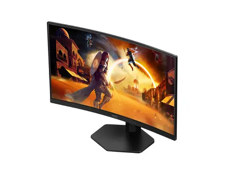 Монитор, AOC C27G4ZXU, 27" Curved 1500R VA WLED, 1920x1080@280Hz, 1ms GtG, 0.3msMPRT, 300cd m/2, 4000:1, 80M:1 DCR, Adaptive Sync, FlickerFree, Low Blue Light, 2Wx2, Tilt, Height Adjust, Swivel, 2xHDMI, DP, USB hub - image 2
