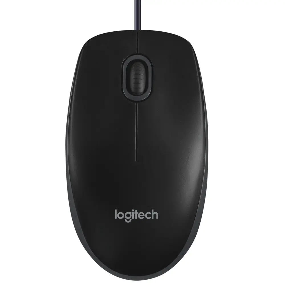 ΠΟΝΤΙΚΙ LOGITECH B100 - οπτικό ποντίκι USB για επαγγελματική χρήση, USB Type-A - ενσύρματο - μαύρο - PN 910-003357