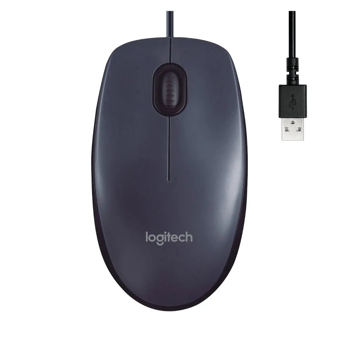 МИШКА LOGITECH B100 - Optical USB Mouse for Business, USB Type-A - Жична - Black - PN 910-003357 - image 1