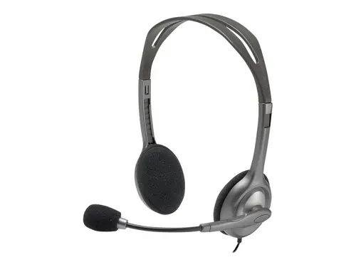 CĂȘTI LOGITECH H110 - Cu fir - Argintiu - PN 981-000271 - 2