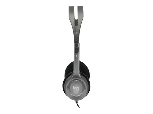 СЛУШАЛКИ LOGITECH H110 - Wired - Silver - PN 981-000271 - 3