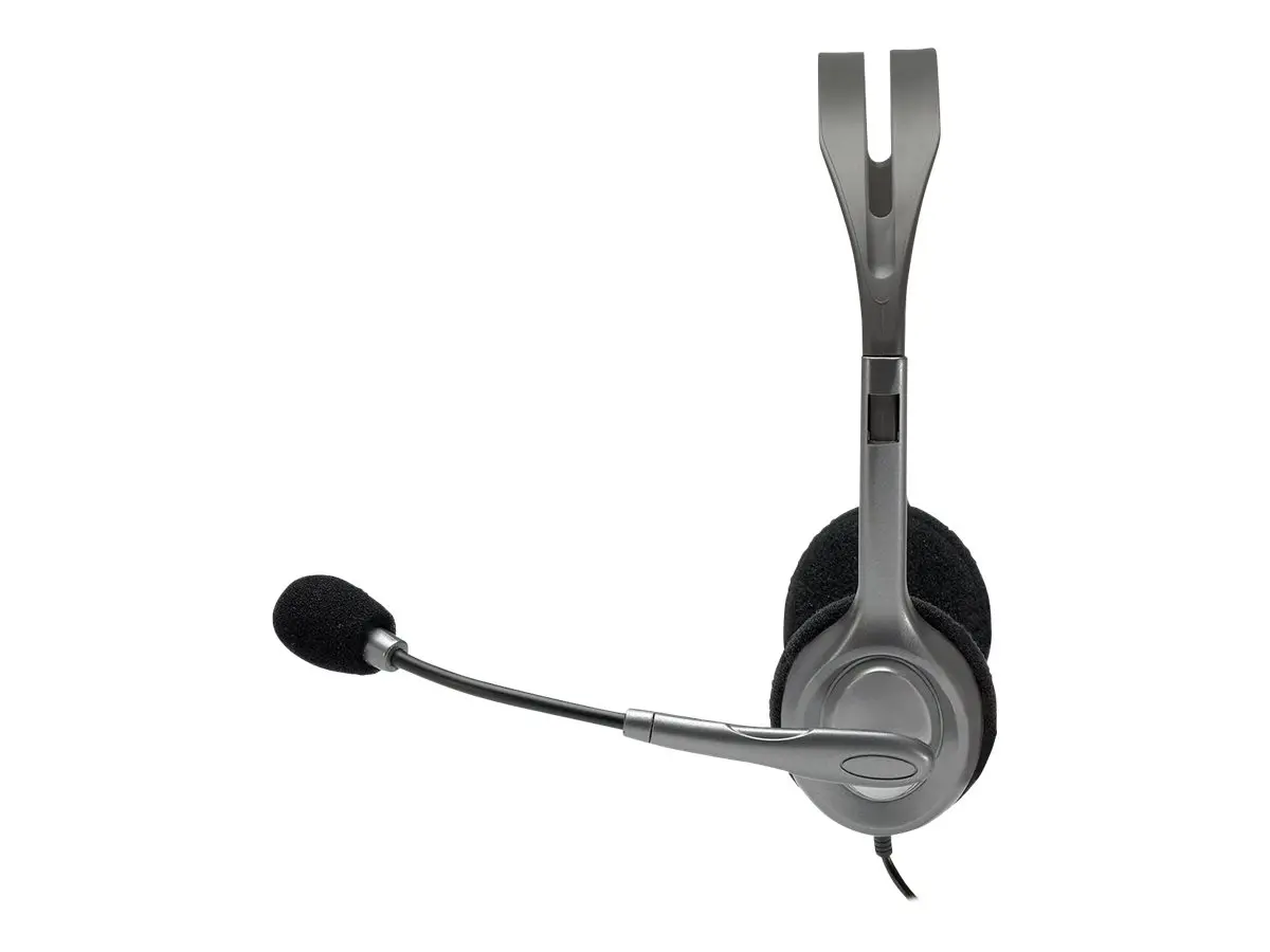 ΑΚΟΥΣΤΙΚΑ LOGITECH H110 - Ενσύρματα - Ασημί - PN 981-000271 - image 4